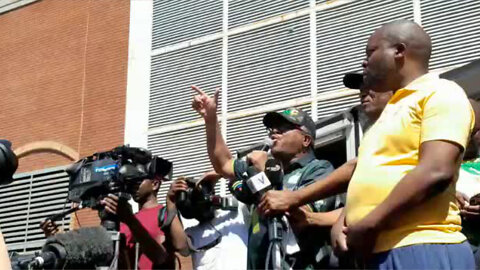 Watch: ANC's Fikile Mbalula Addresses The People's March in Pretoria