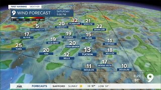 100° heat returns before more wind arrives