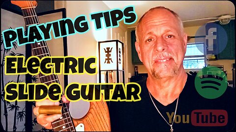 Playing Tips For Electric Slide Guitar, "Open E" Tuning Guitar Lesson - Brian Kloby Guitar