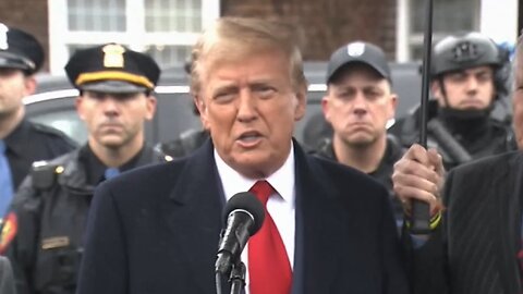 Donald Trump Attends Wake of slain NYPD officer Jonathan Diller