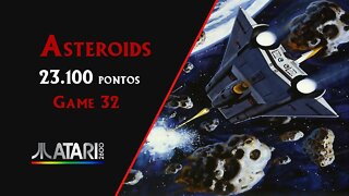 ASTEROIDS (1979) | ATARI 2600 | GAME 32 | 23.100 PONTOS