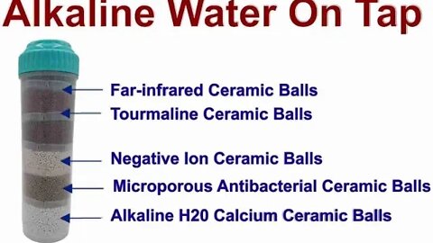 Ceramic Ball Alkalizing Water Filter