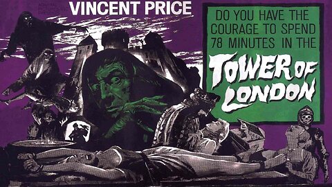 Vincent Price TOWER OF LONDON 1962 Richard III Murders to Become King of England FULL MOVIE HD & W/S