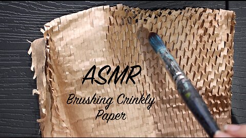 ASMR Gentle Crinkles for relaxed Sleep | Brushing Paper (No Talking)