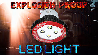 Explosion Proof Low Profile LED Light Fixture - 1600 Lumens