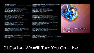 DJ Dacha - We Will Turn You On - Live