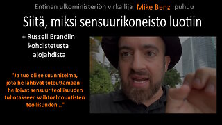 Sensuurikoneiston synnystä ja alkusyistä | Mike Benz (suom.)