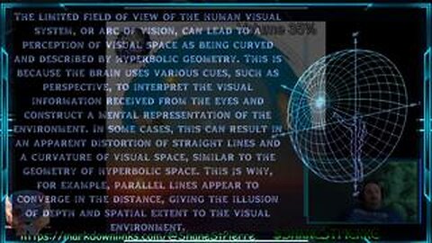 The Curved Limit of Visual Space