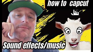 capcut how to add sound effects and music