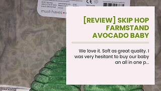 [REVIEW] Skip Hop Farmstand Avocado Baby Stroller Toy