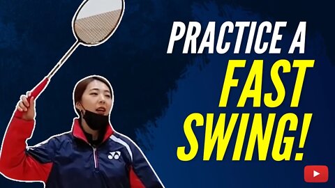 Practice a Fast Swing and Using Momentum! - Badminton Tips Anazo TV - Korean with English Subtitles