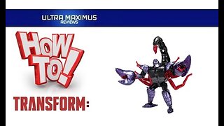 🔥How to Transform Predacon Scorponok (Sandstorm) Transformers Kingdom