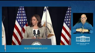 LIVE: Vice President Harris Addressing Historic Supreme Court Decision to Overturn Roe v. Wade...