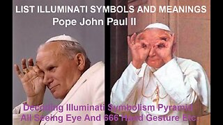 Decoding 100's Illuminati Symbolism Pyramid All Seeing Eye And 666 Hand Gesture