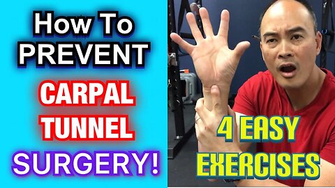 How To Prevent Carpal Tunnel Surgery! 4 Easy Exercises! Dr Wil & Dr K