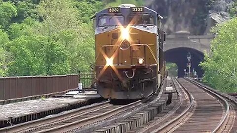 CSX I135 Intermodal Train From Harpers Ferry, West Virginia May 11, 2023