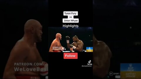 Tyson Fury vs Dillan Whyte knockout