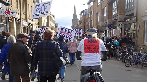 Cambridge Congestion Charge Protest 26th February 2023: Part 3