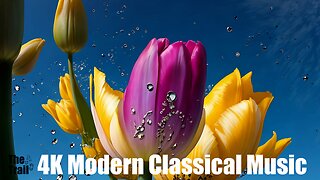 Modern Classical Music - I Dream In Three | (AI) Audio Reactive Realistic | The Tulip