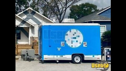 City and County Approved 2008 Wells Cargo 7' x 12' Shaved Ice Concession Trailer for Sale in Texas