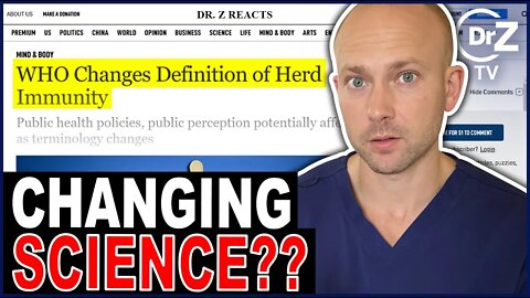 Doctor Reacts: WHO Changes Definition of Herd Immunity