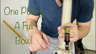 One Pulling A Full Bowl-Monday Bong Rip