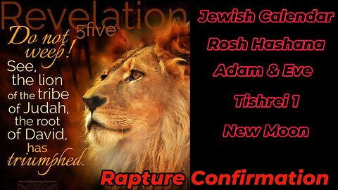 Confirmation of the Upcoming Rapture & Unveiling the Jewish Calendar Mystery