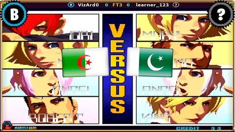 The King of Fighters 2001 (VizArd0 Vs. learner_123) [Algeria Vs. Pakistan]
