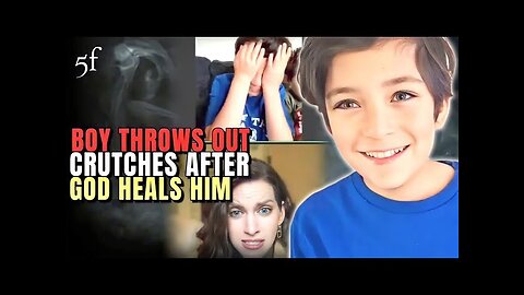 Boy Throws Out Crutches after God Heals Him!