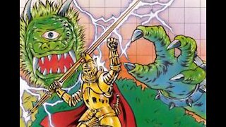 Ghouls and Ghosts Title Screen Sega Master System.