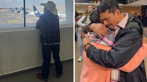 Family Reunites With Beloved Grandparents After 23 Years Of Separation