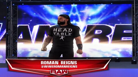 WWE 2k22 Roman Reigns Entrance