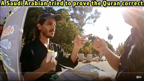 A Saudi Arabian tried to prove the Quran correct.