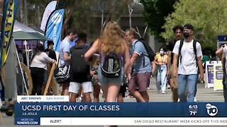 UCSD first day of classes