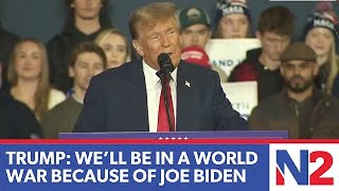 TRUMP: President Joe Biden is a 'threat to Democracy'