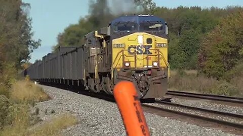 CSX B158 Empty Coke Express Train from Sterling Ohio October 8, 2022