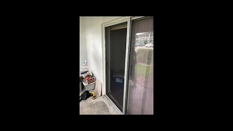 New sliding screen door procurement, delivery, and installation in #deerfieldbeach, #florida.