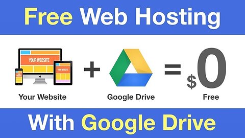 Host a website in Google Drive with custom Domain 2020