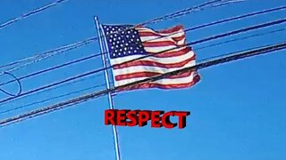 Showing respect for the American flag, making people smile. Filmed on a Honda NT700V motorcycle