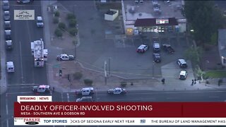 Man killed in shooting involving Mesa officers Wednesday morning