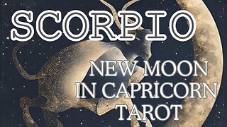 Scorpio ♏️ - Finally on your path! New Moon 🌚 in Capricorn tarot reading #scorpio #tarot