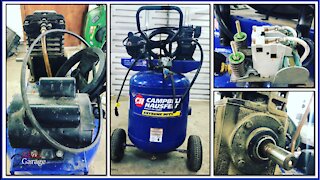 SAVED from SCRAP Campbell Hausfeld 30 Gallon Air Compressor