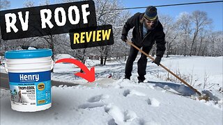 Winter RV Roof Checkup with Henry Tropi-Cool Review