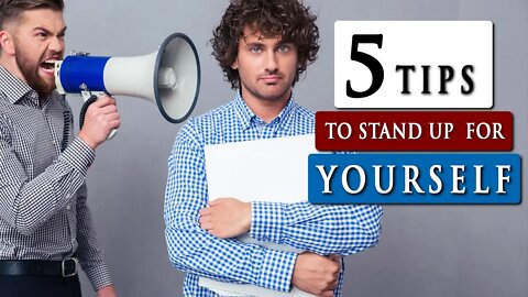 How to STAND UP for YOURSELF without being rude