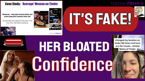 Modern Women's Fake and Bloated Confidence