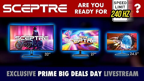 240hz Budget Gaming Panels from Sceptre