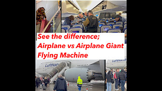 See the difference : Airplane vs Airplane Giant Flying Machine