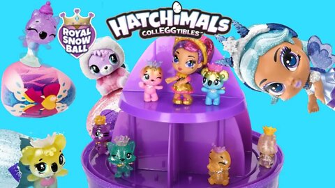 Hatchimals CollEGGtibles Season 6.5 Royal Snow Ball | Hatchimals Mega Surprise Egg Toy