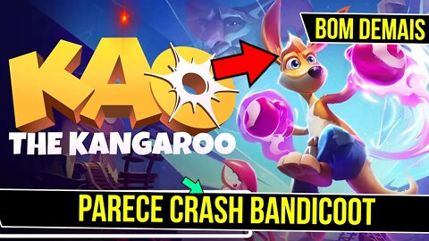 Incrivel jogo que COPIOU Crash - Kao the Kangaroo #shorts