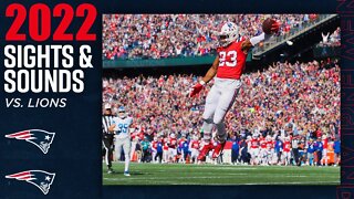 Sights & Sounds: Patriots First Home Win of 2022 - Week 5 vs. Lions NFL